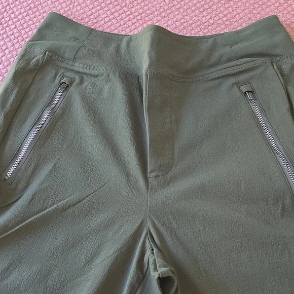 Athleta Trekkie North Aspen Olive High Rise Joggers - Picture 5 of 16